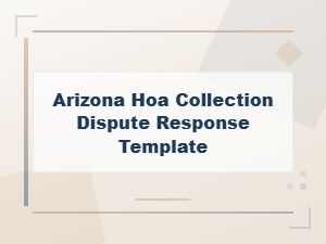Responding to an Arizona Hoa Collection Dispute